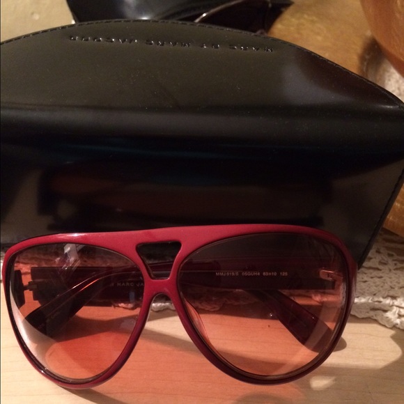 Red Marc Jacobs sunglasses