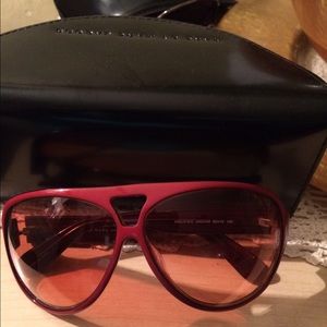 Red Marc Jacobs sunglasses