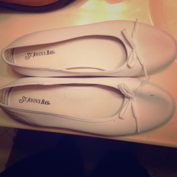 Classic White Flats