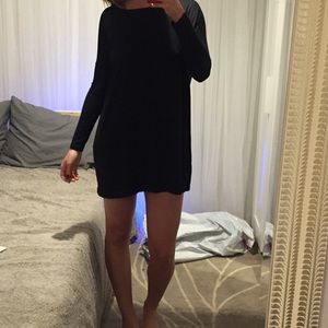 Black loose dress