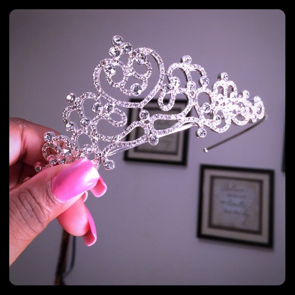 Sterling Silver Prom Tiara CBZ