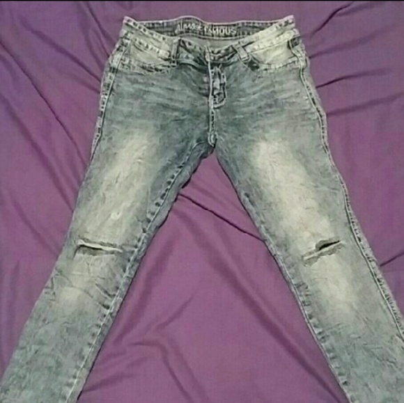 Acid Wash skinny jeans