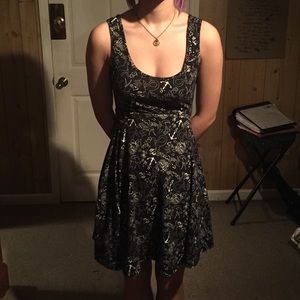 Cut Out Back Mini Dress