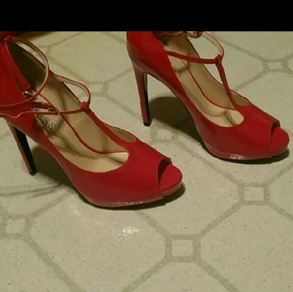 ralph lauren red heels