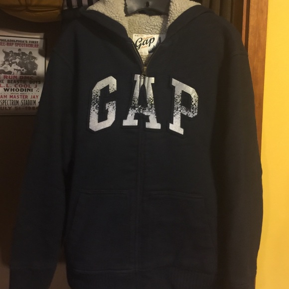 GAP Boys' Sherpa-lined Hoodie