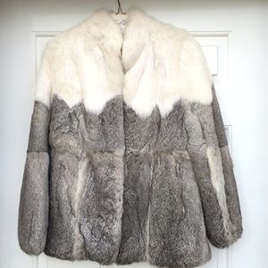 Authentic Rabbit Fur Coat 🐇
