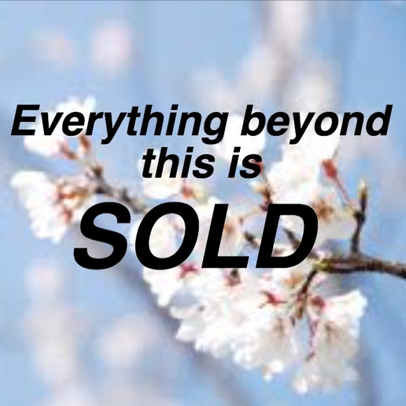 Sold Beyond This Point!