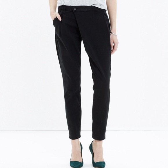Madewell Pants - NWT Madewell 27 Barrow Cropped Trousers Black