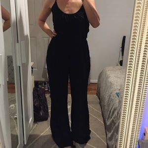 Black pants jumpsuit
