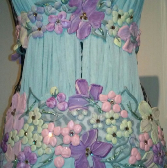 Ema Savahl swarovski couture dress - Picture 3 of 4