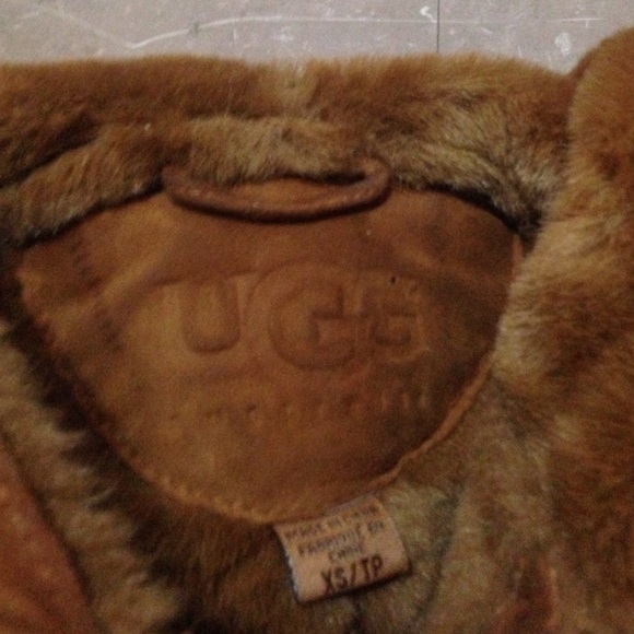 UGG Suede Bomber Jacket Brown - Picture 3 of 4