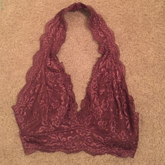 Burgundy Bralette ! Great under a loose top