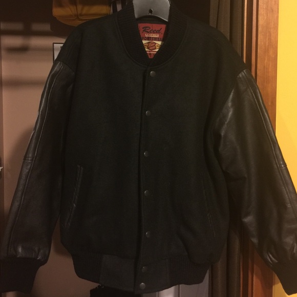 Reed Sportswear Varsity Jacket Leather Sleeves