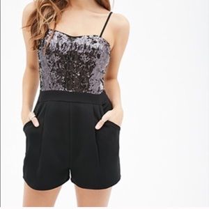 Forever21 sequin romper