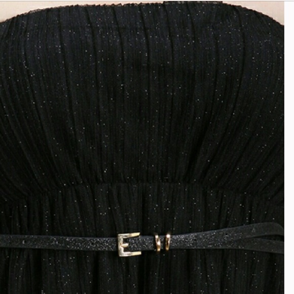 MOON COLLECTION Black Strapless Dress - Picture 3 of 3