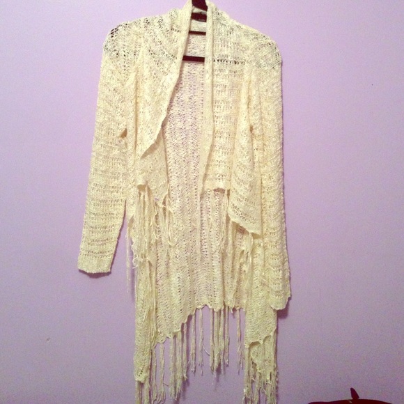 Cream cardigan