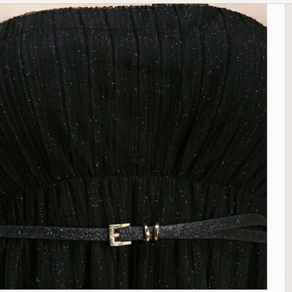 MOON COLLECTION Black Strapless Dress - Picture 3 of 3