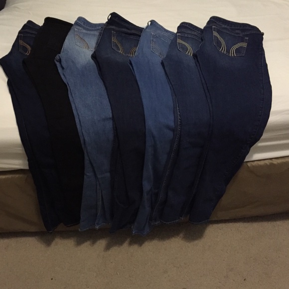 Hollister jeans-L to R: 7L, 2 9R, 2 9L, 2 9 R