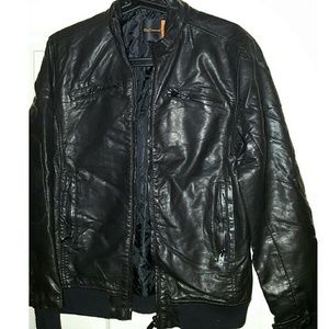 Boys  Ben Sherman Faux  Leather Jacket