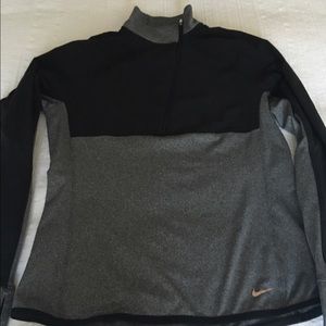 Nike dri-fit running half zip sweater, size Large
