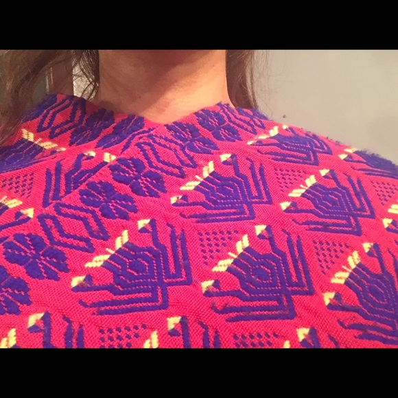 Vintage poncho from South America