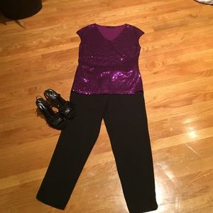 Textured work pants.