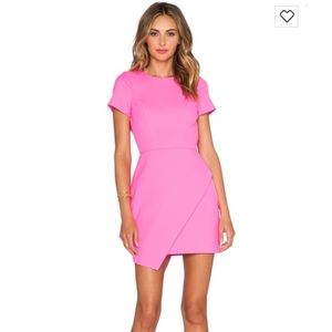 NBD x Naven Twins pink open back mini dress size M