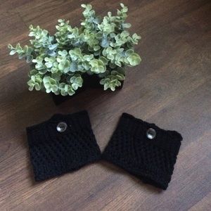 Black Boot Cuffs