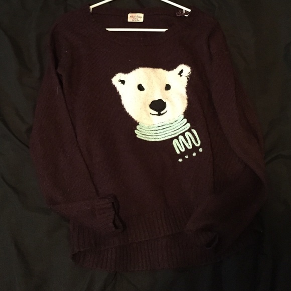 Pacsun bear sweater