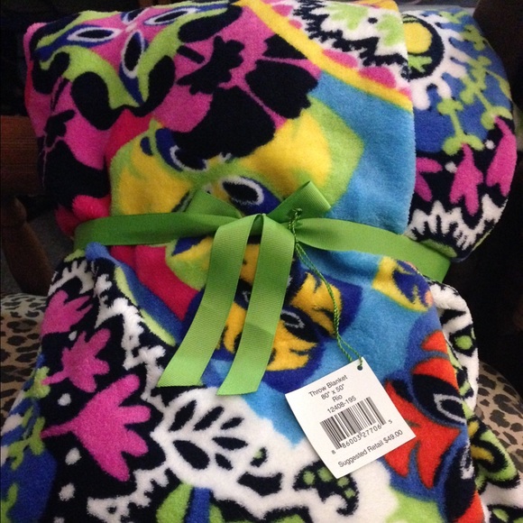 Vera Bradley throw blanket