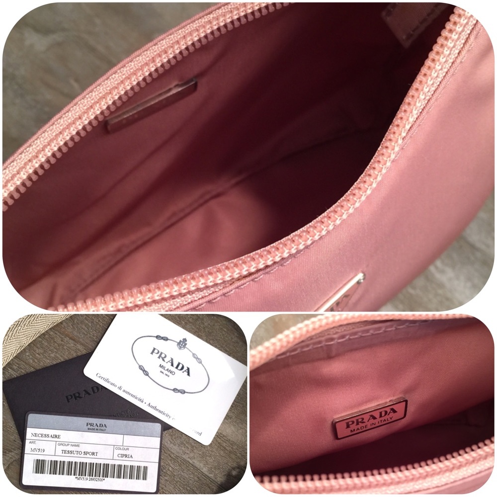 Authentic New Prada Bag in Rose w/ Cards - Picture 4 of 8