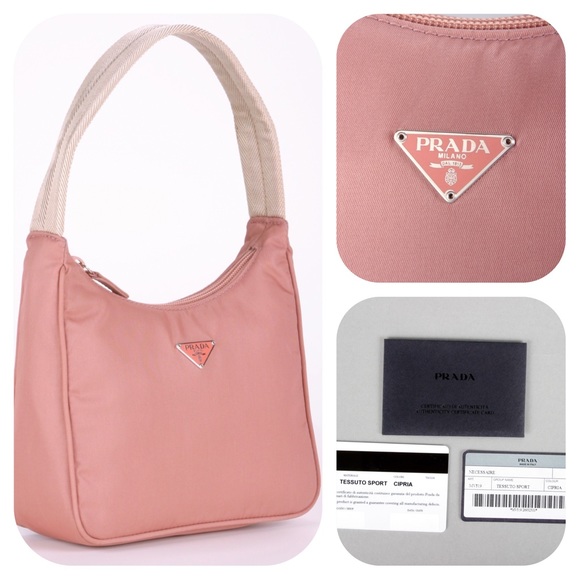 Authentic New Prada Bag in Rose w/ Cards - Picture 6 of 8