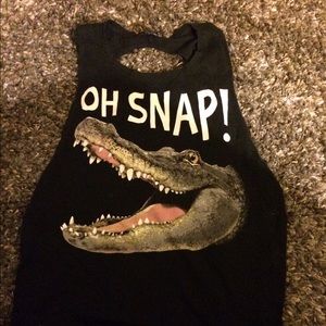 Tank that's completely open from the back