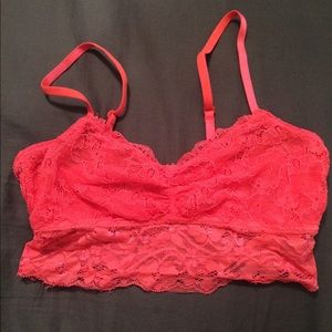 Coral Lace Bralette