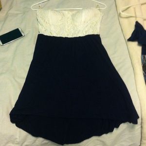 Rue 21 Navy Blue/White Dress