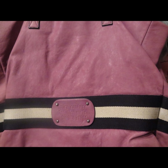 Juice Couture Leather Top with compartments - Picture 3 of 4