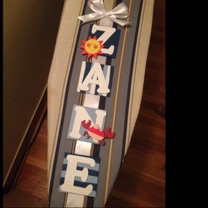 personalized nursery decoration