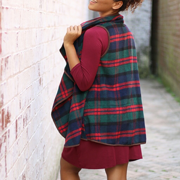 🔥 SALE Plaid Vest Perfect for Winter>> - Picture 2 of 3
