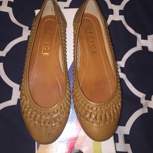 Top Shop tan flats
