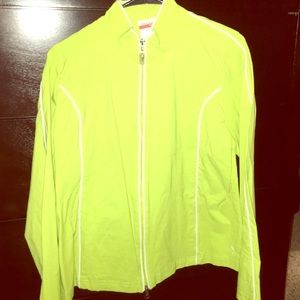 Light lime green Windbreaker