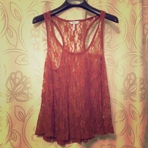 Pacsun lace loose fit tank top