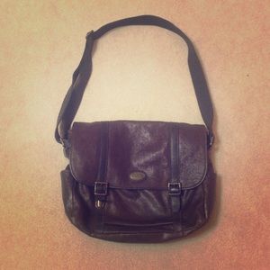 Fossil Leather Laptop Bag