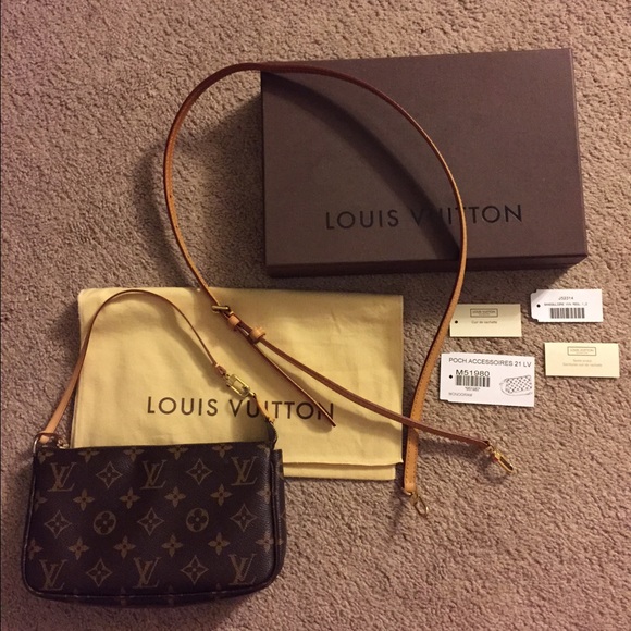 Authentic LV Pouchette with dust bag and gift box