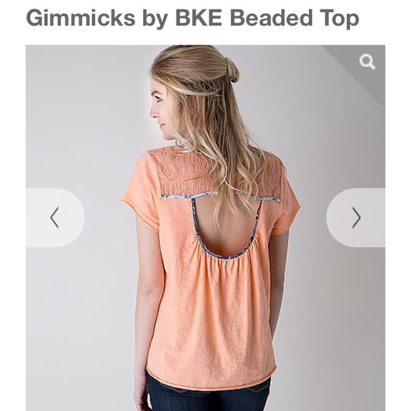 Gimmicks by BKE Beaded top - Picture 2 of 6