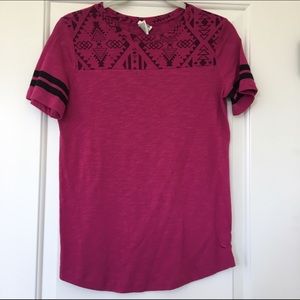 Pink Short Sleeve Shirt