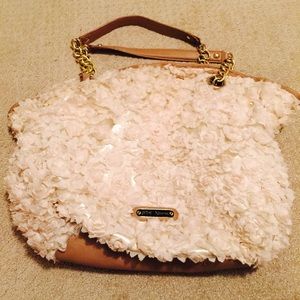 Betsey Johnson creme roses bag