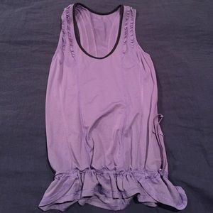 Ruffled Lululemon tank