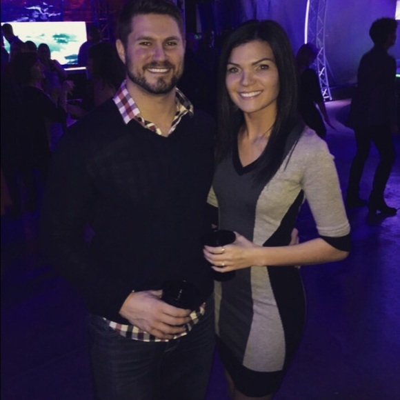 Looking for this dress! sweater, black & gray, XS