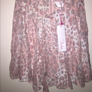 Parker Skirt in "Cougar" Print