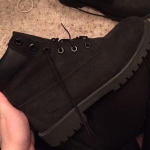 black timberland boots autentic